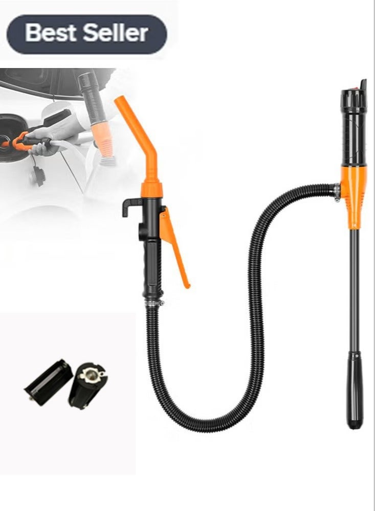 Meiyilan Portable Gas Power Battery Pump, 2025 New Portable Battery Pump for Gas, Fuel, Diesel, Water Transfer, Upgraded Hand Fuel Transfer Pump Gas Pump for Gas Can, Transfer Pump Battery Operated - Image 1