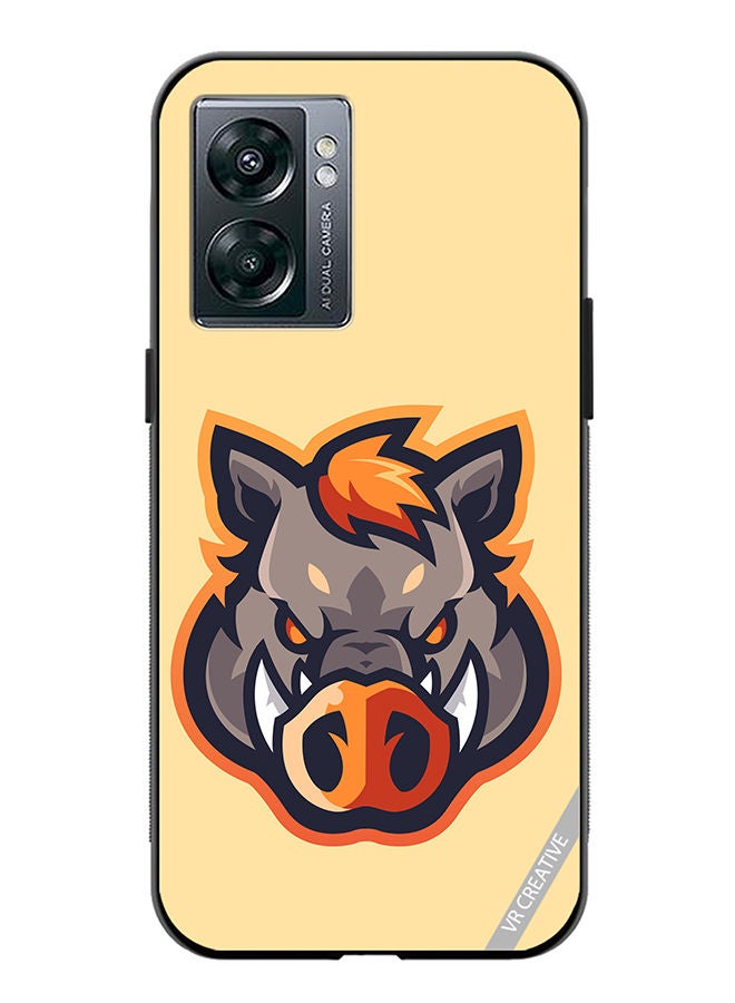 VR CREATIVE Protective Case Cover For OnePlus Nord N300 Wild Boar Design Multicolour - Image 1