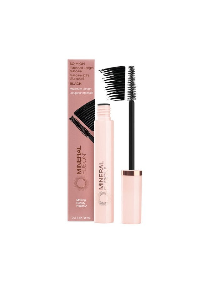 Mineral Fusion - So High Extended Length Mascara Black - Image 1