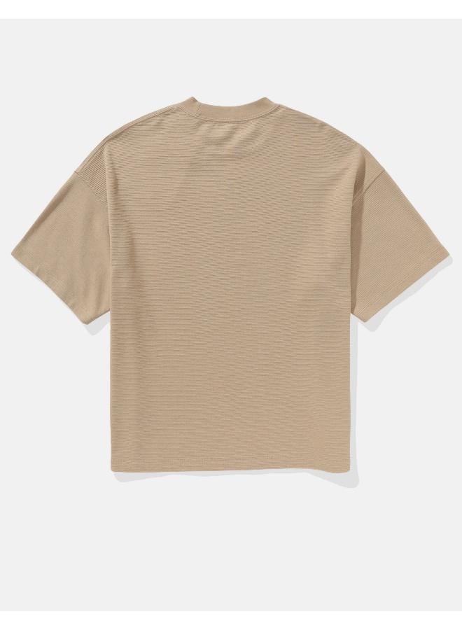 American Eagle AE Oversized Textured T-Shirt - Image 2