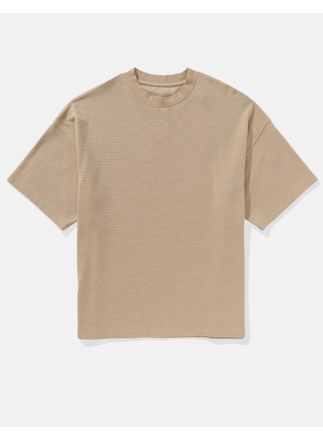 American Eagle AE Oversized Textured T-Shirt - Image 3