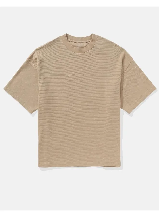 American Eagle AE Oversized Textured T-Shirt