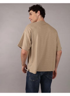 American Eagle AE Oversized Textured T-Shirt  - Image 4