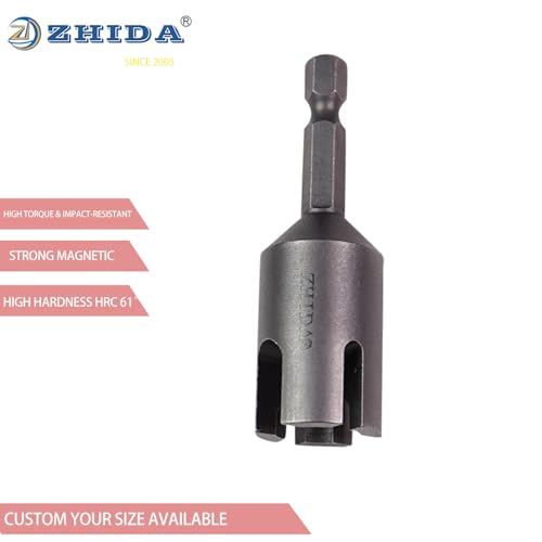 ZHIDA Wing Nut Driver Bit Eye Bolt Driver Bit Hook Bolt Driver 1 PC - Image 2