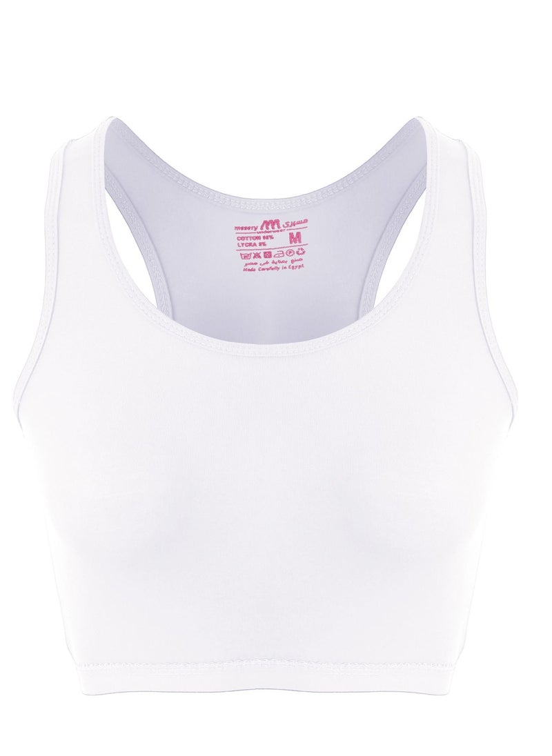 Mesery - Mesery Bundle Of (6) Full Coverage Non-wired Cross Back Sportive Bra - Image 1