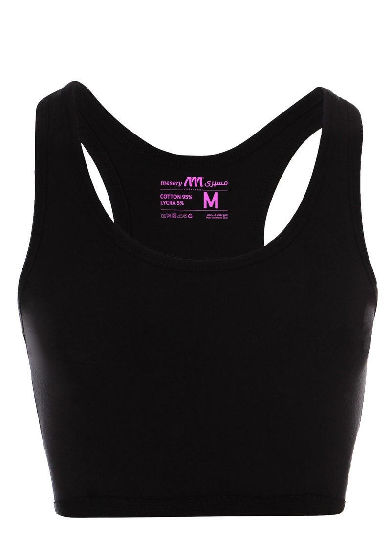 Mesery - Mesery Bundle Of (6) Full Coverage Non-wired Cross Back Sportive Bra - Image 1