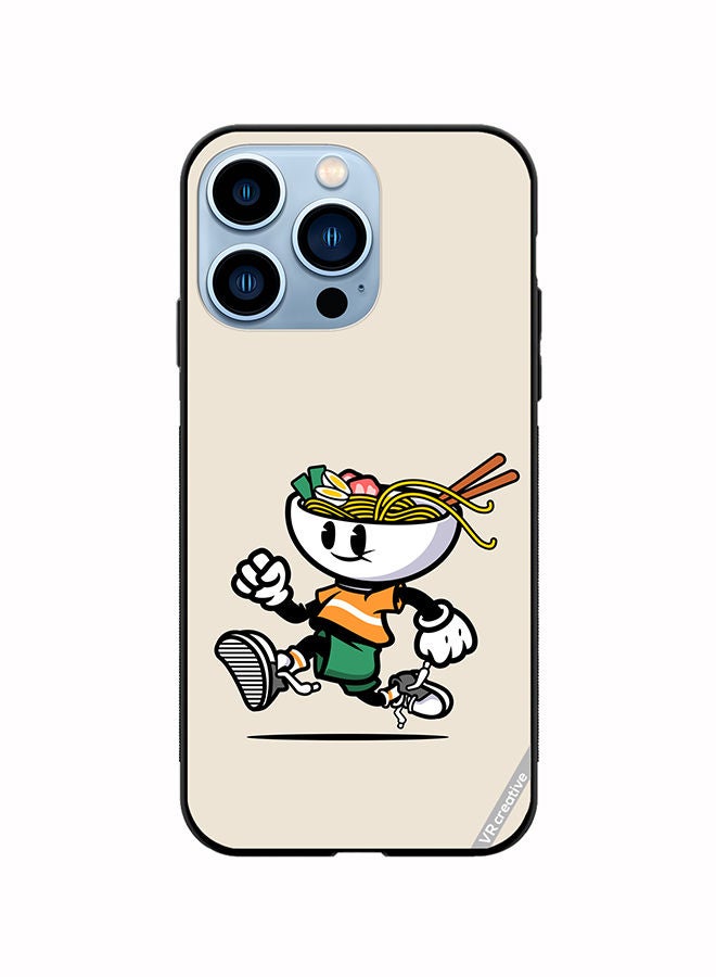 VR CREATIVE Protective Case Cover For Apple iPhone 13 Pro Ramen Cartoon Design Multicolour - Image 1