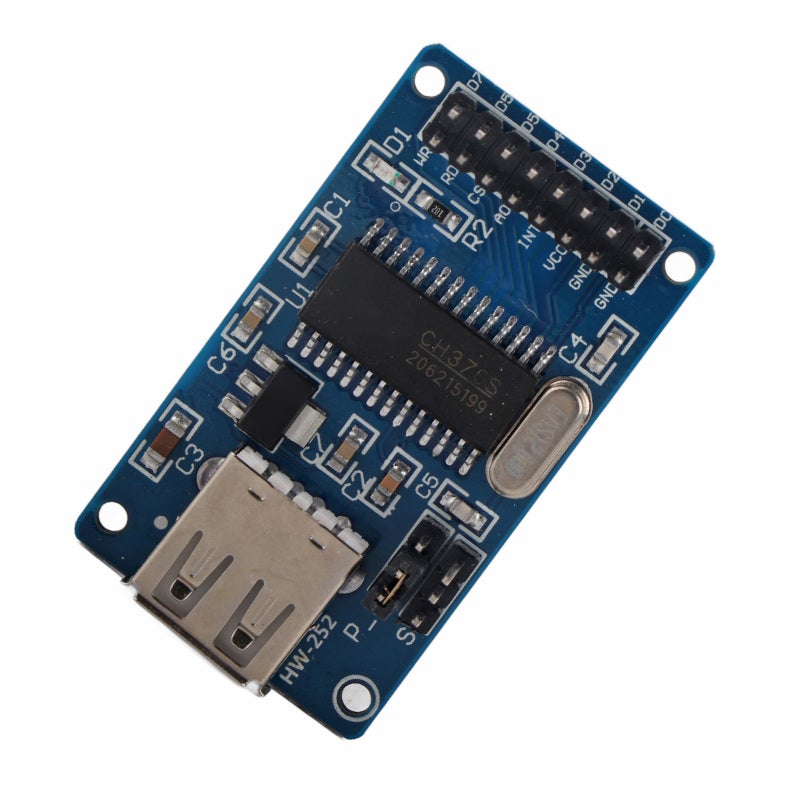 USB Interface Module: 8-Bit Parallel Port & Asynchronous Serial Port - FAT File System Support, USB Storage Device Compatibility for Computer Electronics Arduino MCU - Image 5
