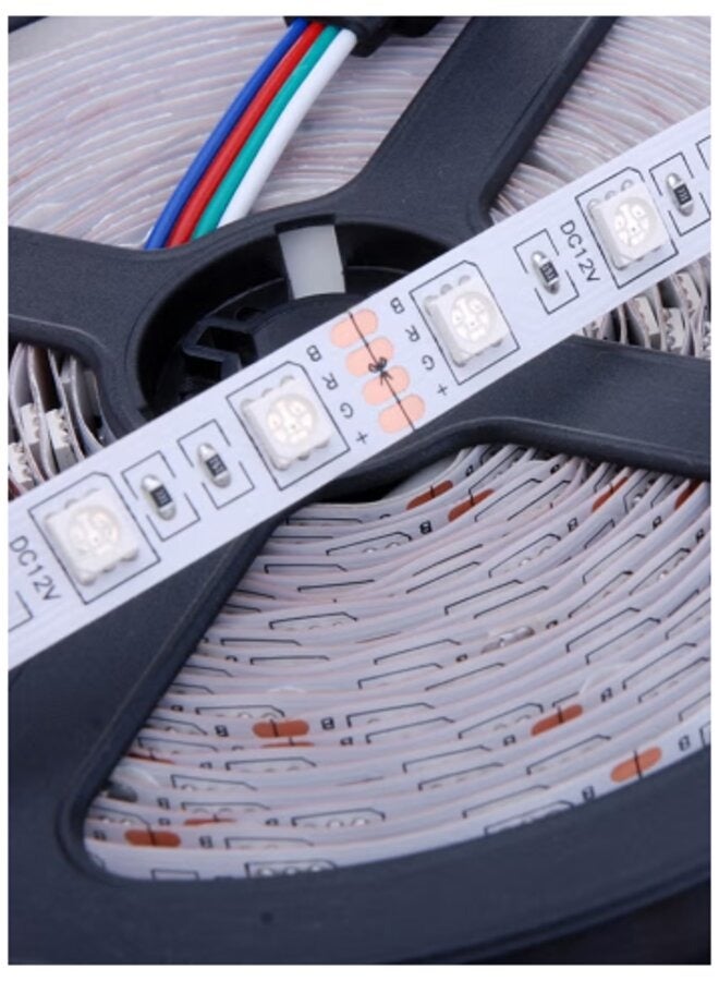 600 LED Waterproof Smd Light Strip With 24 Key Ir Remote Multicolour - Image 5