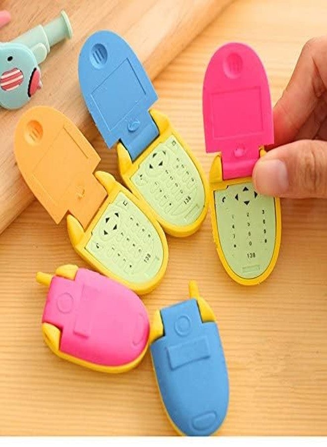 Kidizkart Cute and Unique Mobile Erasers for Kids/Boys Birthday Return Gifts (48 Pcs) - Image 1