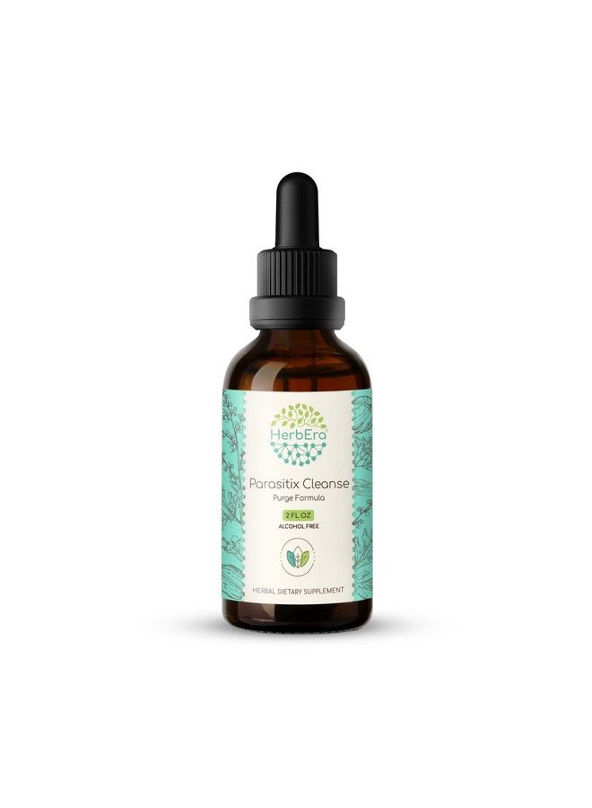 Parasitix Cleanse B60 Alcoholfree Extract Tincture: Wormwood Herb Black Walnut Hull Cloves Flower Buds. Purge Formula 2 Fl Oz