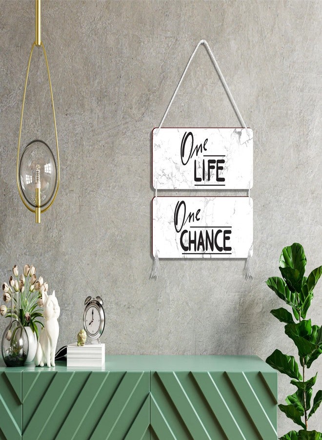 Blue Finch Quotes Wall Hanging Decor Wooden Sign For Home Decor and Living Room Wall Hanging Decoration| Office Decoration | Home Decoration | Living Room Decoration - Image 4