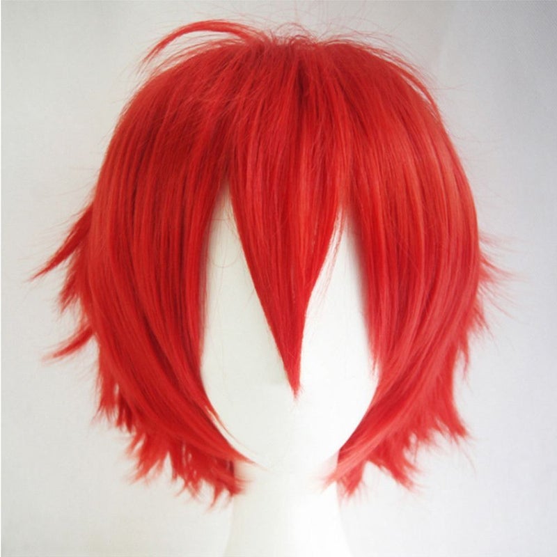 Halloween Short Red cosplay Wig - Image 1