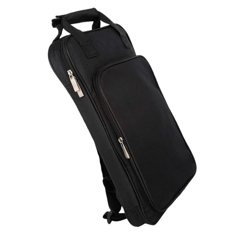 Large Capacity Drumstick Storage Bag With Shoulder Strap Thick Oxford Cloth Black - Image 2