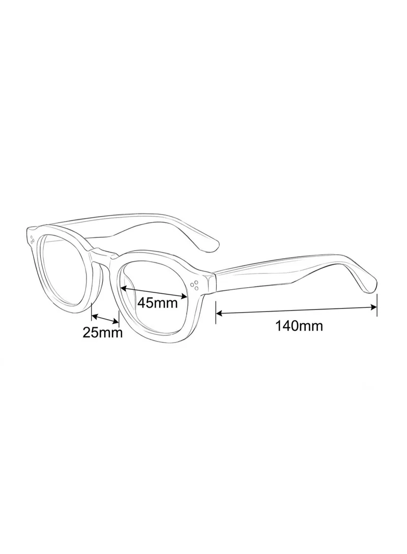 Finch County COLUMBUS COLUMBUS - MEN & WOMEN SUNGLASSES BLACK UV-400 PROTECTED  PANTO STYLE BY FINCH COUNTY  | Best Price UAE
