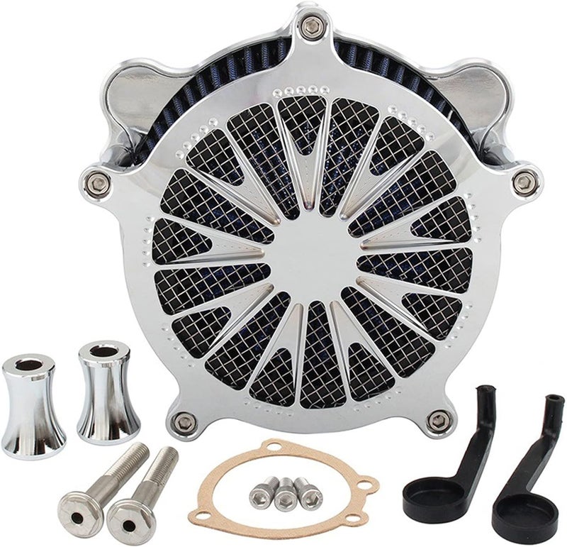 QASULER Motorcycle Air Filter Cleaner Kit