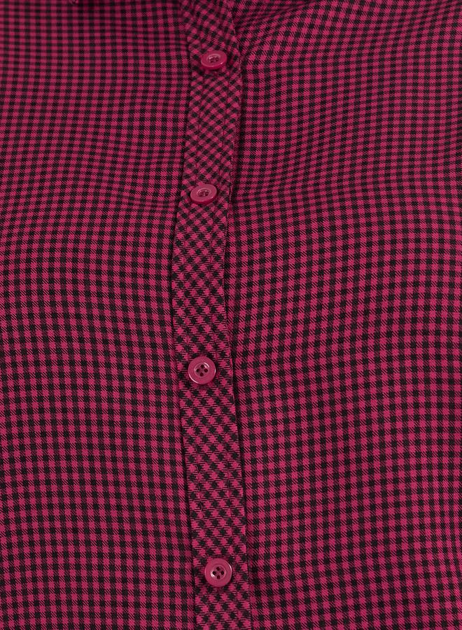 Styli Plus Size Checked Oversized Shirt - Image 4
