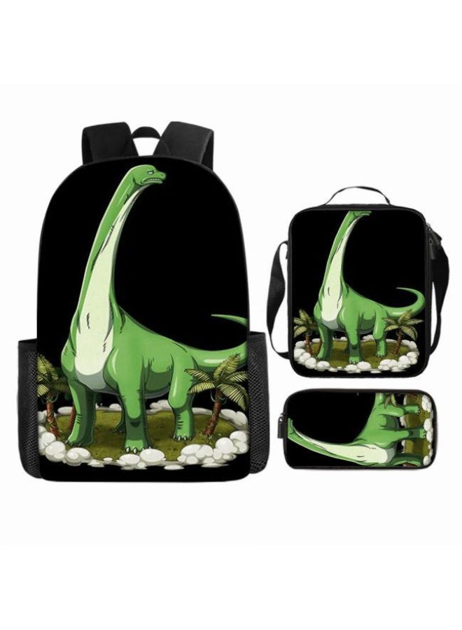 general The latest universal cartoon printed three piece practical bag combination (suitable for students, children, friends, outings, mountain climbing, etc.) - Image 2