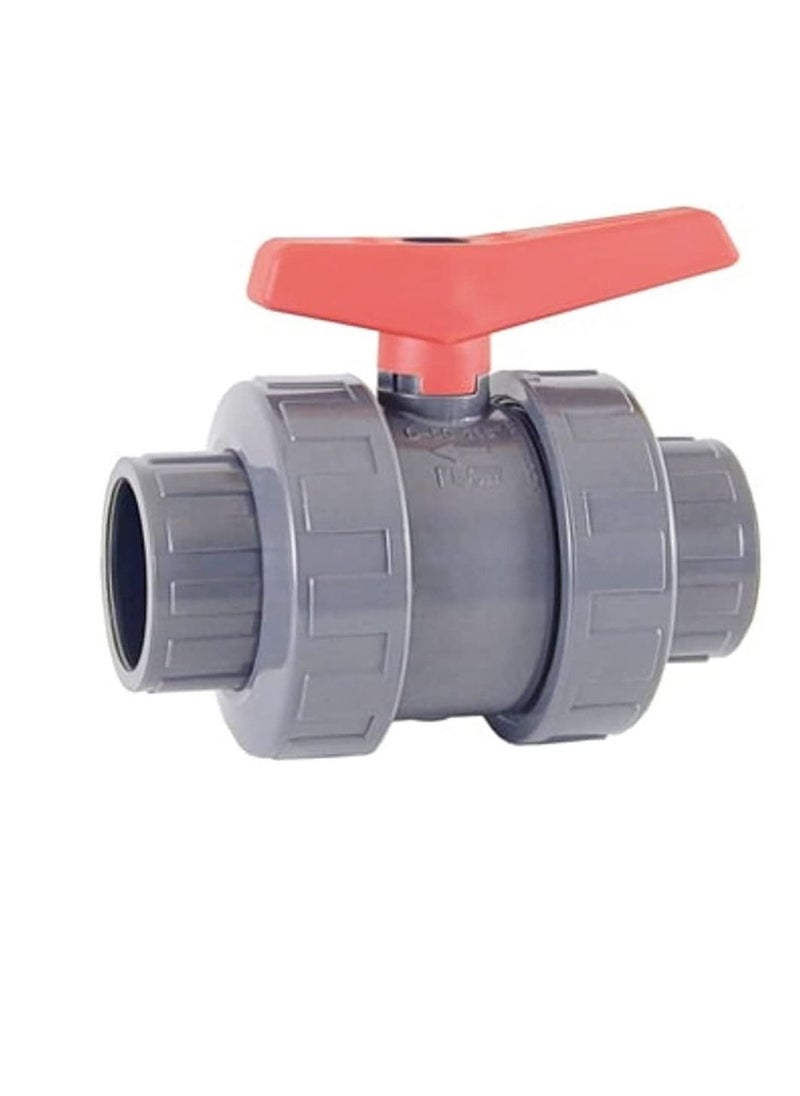 PVC Cepex PVC Heavy Duty Water Supply Pipe Fittings for Swimming Pool, Agriculture, Irrigation & Commercial Plumbing Use (1/2 Inch, Union Ball Valve (Anti Block))  - Image 2