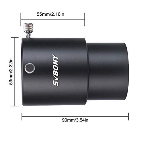 SVBONY SV158 Extension Tube 2 inch Optical Length 55mm Total Length 90mm Extension Tube for Telescope (90mm) - Image 2