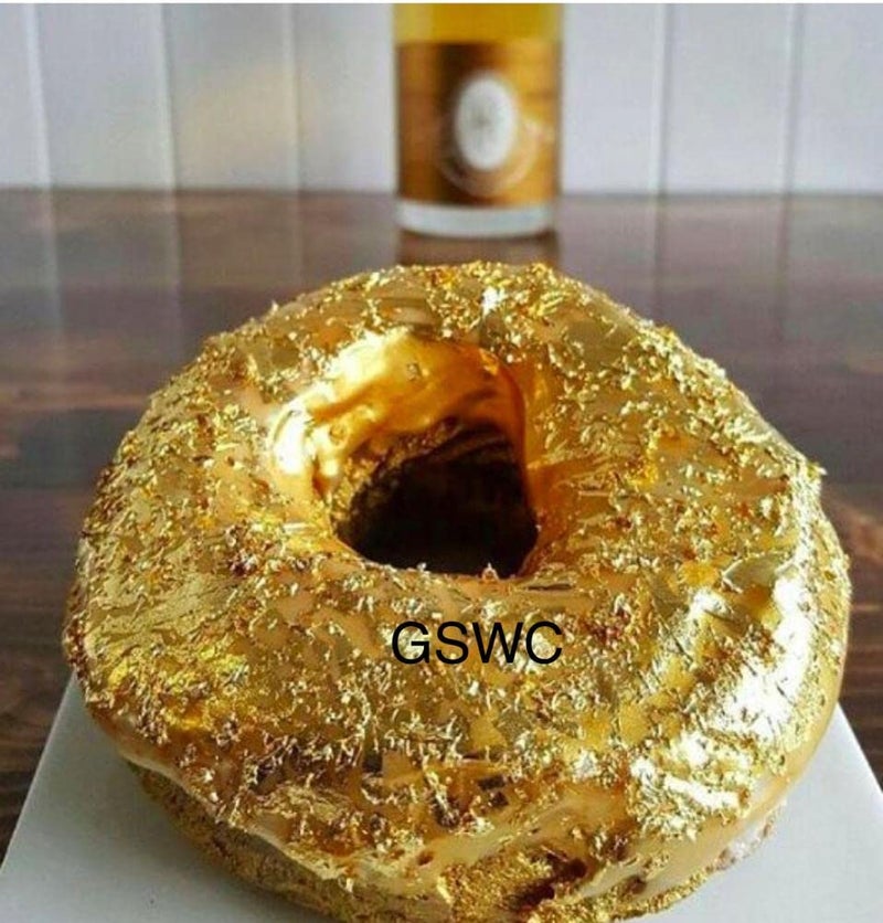 GSWC Edible Gold Leaves 24k Pure Gold Vark 50MMx50MM 25 sheets for cake sweets ayurvedic medicine face treatment anti aging spa - Image 3