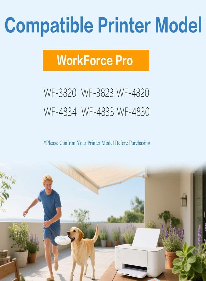 كن واحدًا خراطيش حبر BeOne 822XL عالية الإنتاجية، بديل معاد تصنيعه لخراطيش حبر Epson 822XL، عبوة كومبو 822 XL لطابعات Epson WF-3820 WF-4820 WF-4830 WF-4833 WF-4834 WF-3823 (عبوة من 5 خراطيش) - Image 2