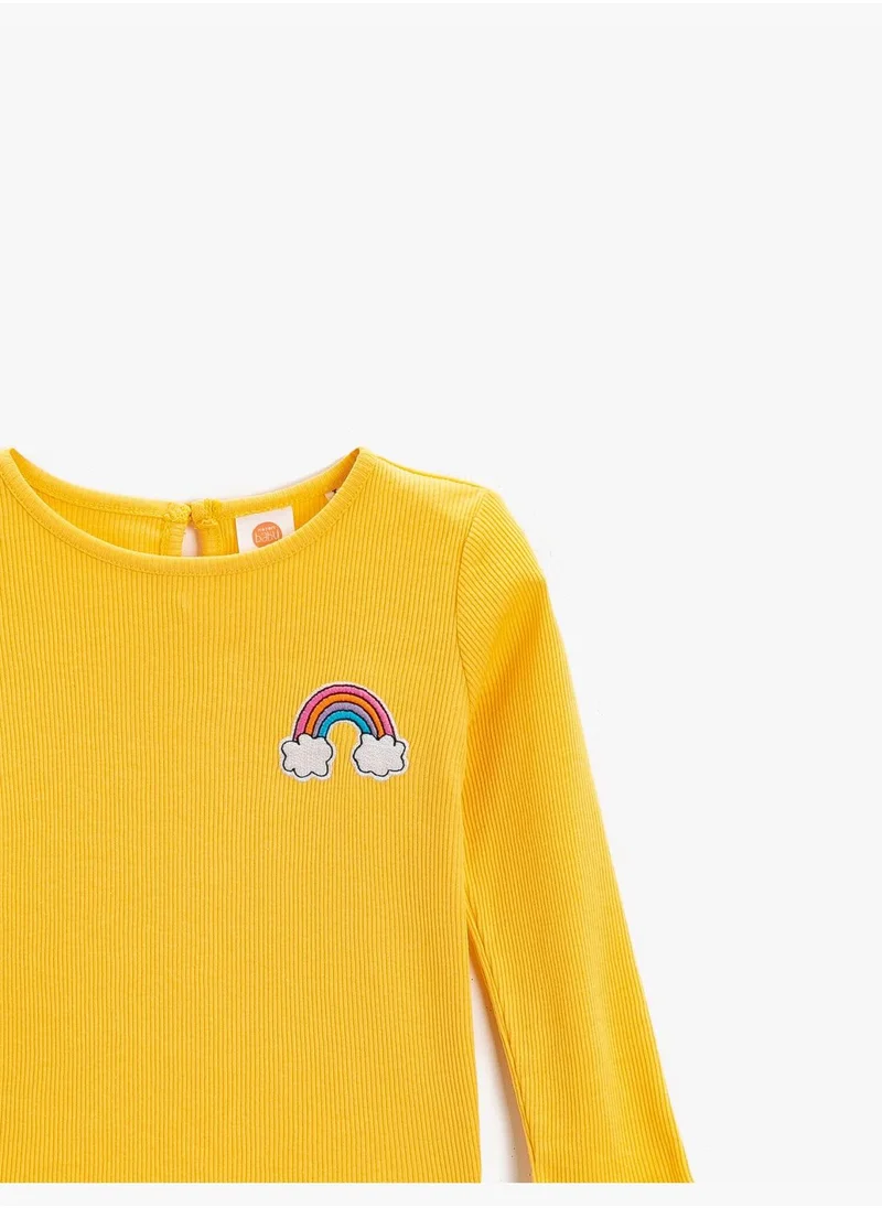 كوتون Embroidered T-Shirt