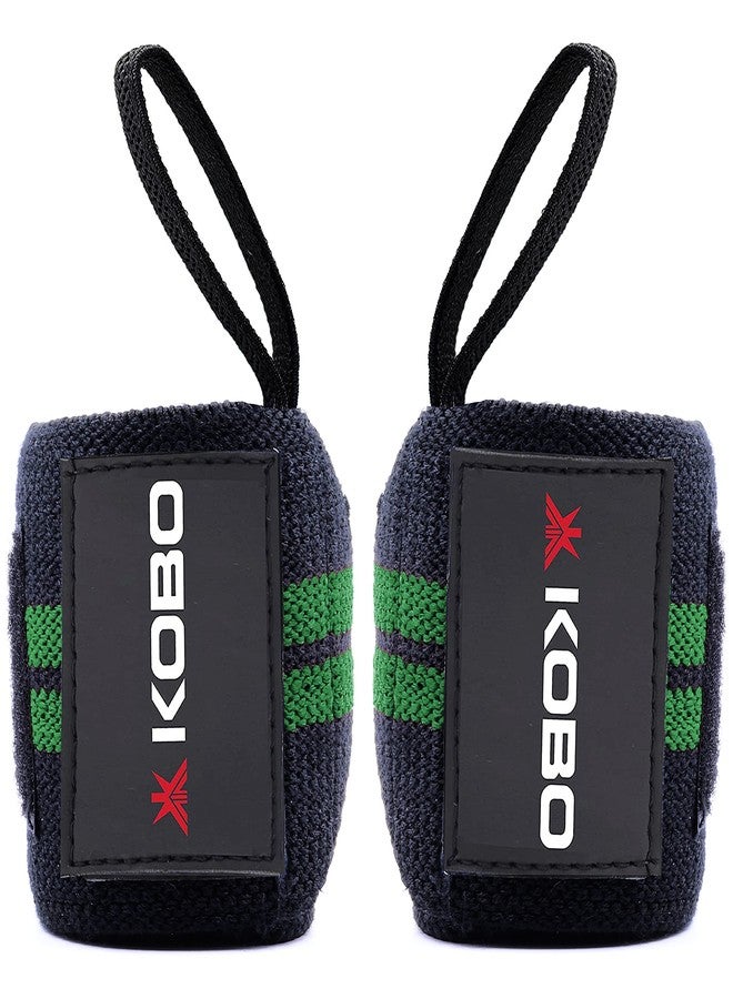 كوبو قفازات Kobo WTA-04 Power Cotton Gym Support مع دعم للإبهام (أسود) - Image 1