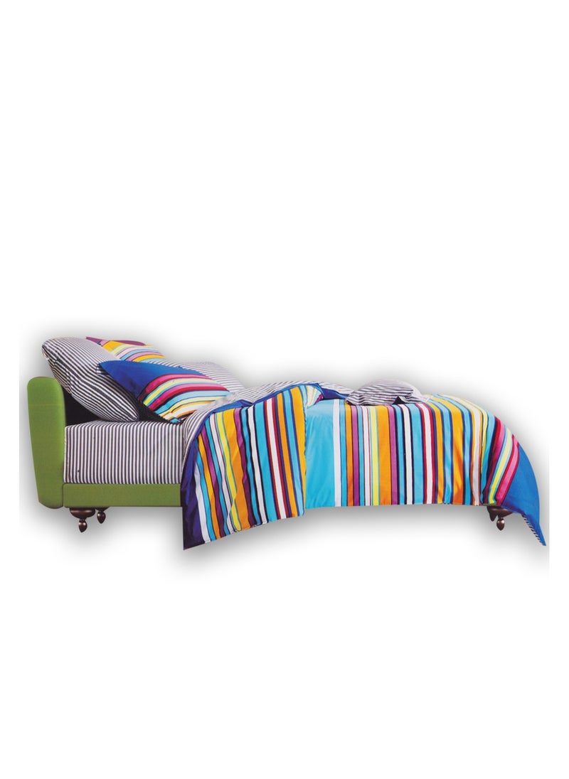 Family Bed - stick Bed sheet Cotton 3 pieces size 120 x 200 cm Model 133 from Family Bed - Image 1