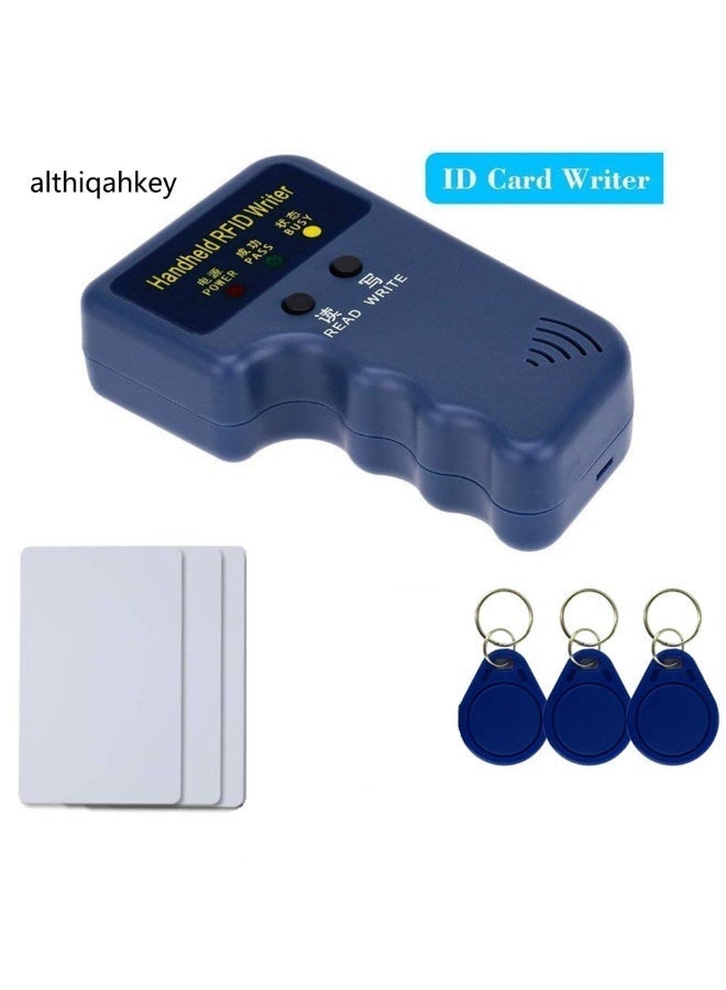 althiqahkey Handheld ID RFID Access Card Reader Writer For 125Khz ID Cards ATTACHED cards - Image 1