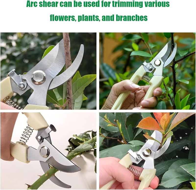 Oblivion Hand Pruner Cutter for Plants 1 Pc – Heavy-Duty Gardening Tool with Steel Blades for Plant Trimming, Wood Branch Cutting, Grass Pruning, Shrub & Hedge Maintenance Multipurpose Accessory - Image 4