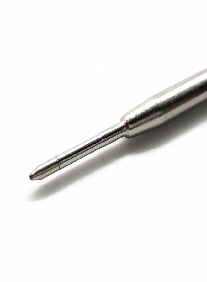 GARASANI 10 Pack Ball Point Pen Refills, Medium Point, Black Ink (Black 3.8inch) - Image 3