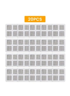 MOROVIK MOROVIK 20Pack Disposable Shower Drain Hair Catcher Drain Hair Catcher Waterproof Mesh Stickers for Bathroom Accessories Apartment Essentials for Kitchen Sink Bathtub 4 X 4 20  - Image 2