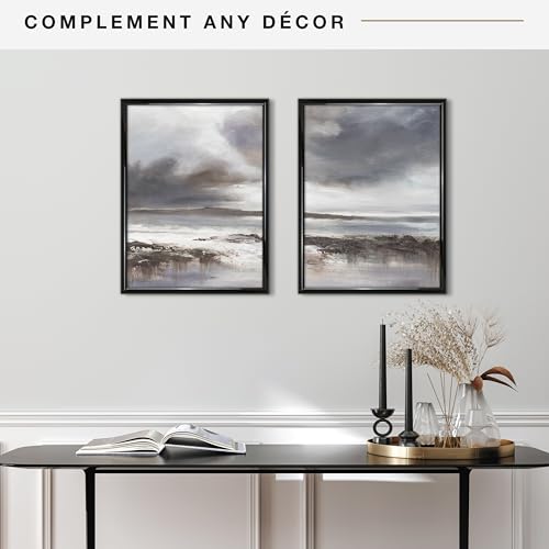 MCS Trendsetter 18x24 Poster Frame Black High-Gloss, Vertical & Horizontal Wall Hanging Large Picture Frame for Photos, Posters & Art Prints (2-Pack) - Image 3