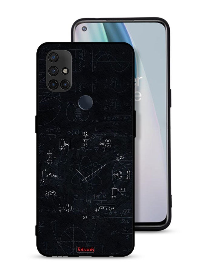 Tolwak OnePlus Nord N10 5G Protective Case Cover Maths Clock - Image 1