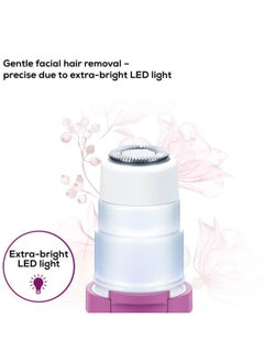 Beurer Facial Mini Hair Remover | Hl16 | Electric Facial Hair Removal For Women, Quick And Gentle, Finishing Touch For Upper Lips, Chin And Cheeks, Ideal For On-The-Go, With Smart White Light, White Color | Premium Facial Cleansing Tools  - Image 5
