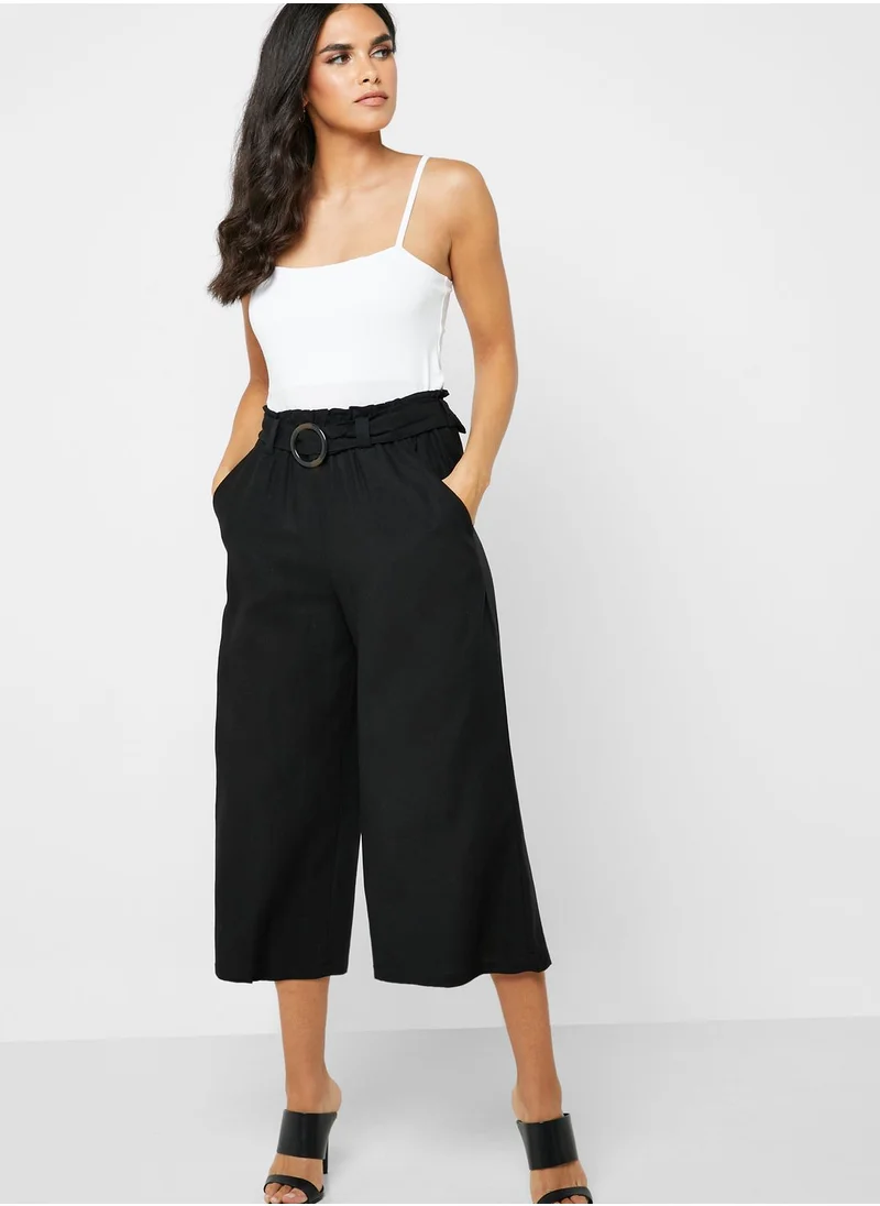 Cotton On Buckle Detail Culottes Pants