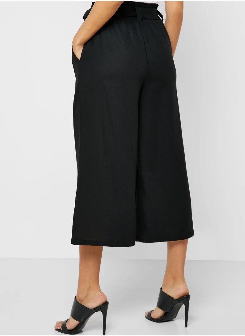 Cotton On Buckle Detail Culottes Pants