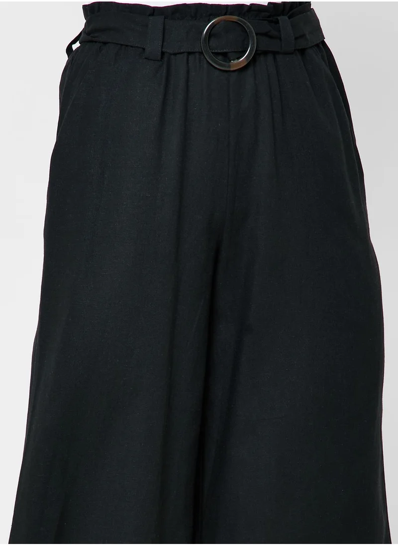 Cotton On Buckle Detail Culottes Pants