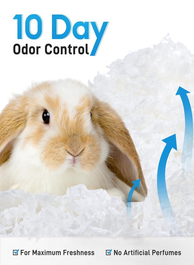 BUCATSTATE Hamster Bedding 70L, 99% Dust-Free Guinea Pig Bedding Odor Control Paper Bedding, Cozy Small Animal Bedding for Rabbit Rat Syrian Dwarf Hamsters Gerbils (White) - Image 5