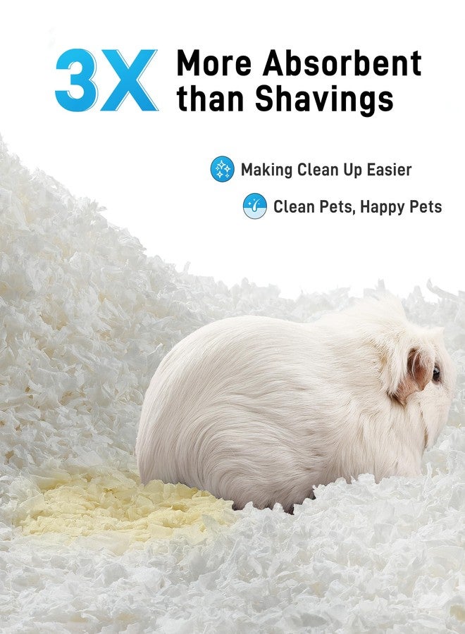 BUCATSTATE Hamster Bedding 70L, 99% Dust-Free Guinea Pig Bedding Odor Control Paper Bedding, Cozy Small Animal Bedding for Rabbit Rat Syrian Dwarf Hamsters Gerbils (White) - Image 4