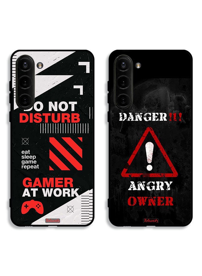 Tolwak Two Cases For Samsung Galaxy S23 5G Protective Covers Do Not Disturb Angry Owner - Image 1