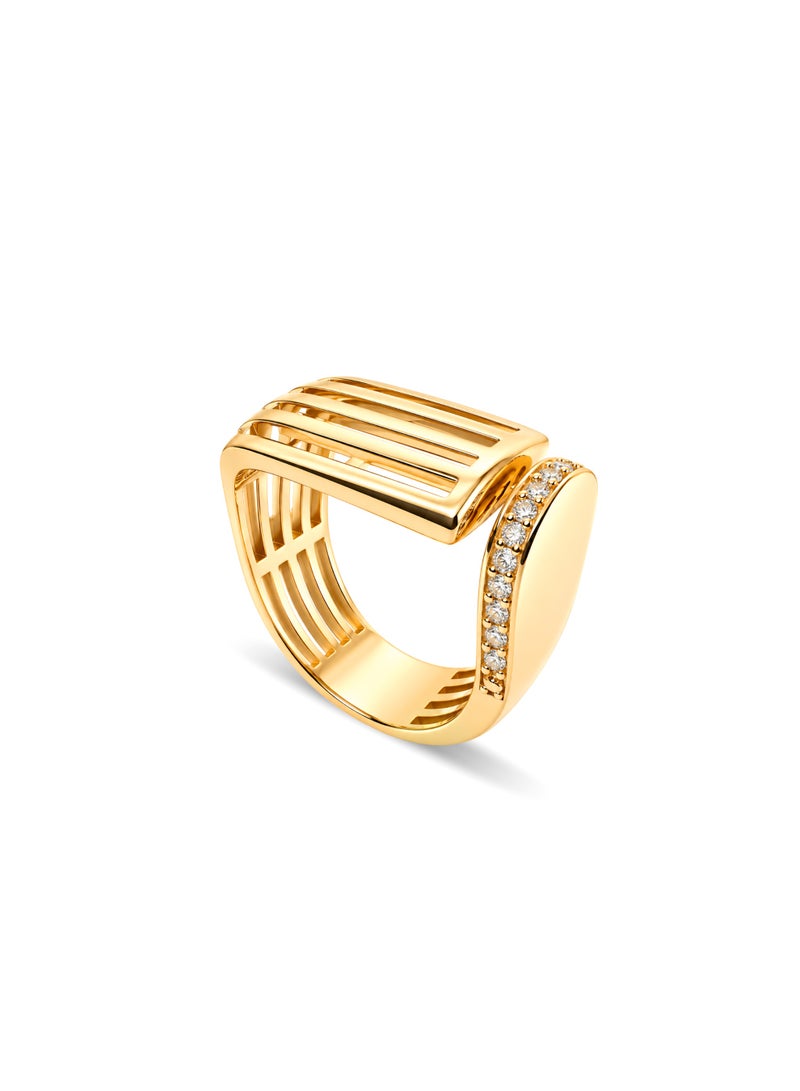 18K Pure Gold Women’s Ring, Premium Finish & Elegant Style , 5.24 Gram