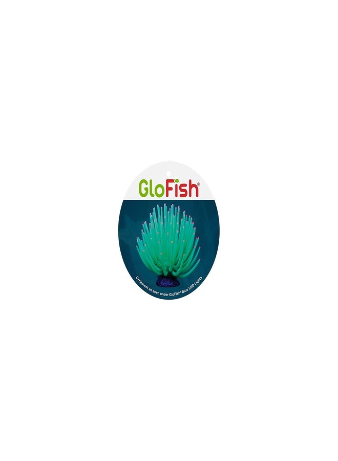 GloFish Anemone Ornament, Detailed Aquarium Ornament, Large Green, Creates A Glowing Effect (Pack of 1) - Image 3