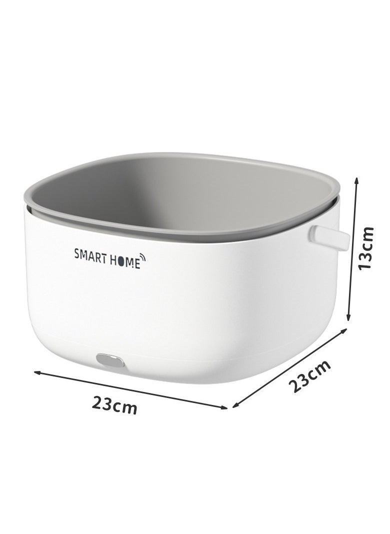 SMART HOME - Fruit and Vegetable Washing Machine, Ultrasonic Electric Vegetable Cleaning Basket Large Capacity Portable Fruit Cleaner Device Kitchen Supplies for Fruits Vegetables Seafood Meat - Image 1