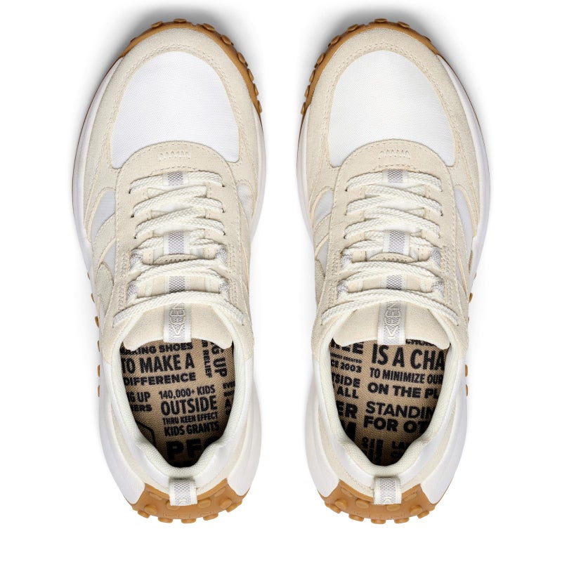 KEEN Women's KS86 Comfortable Durable Retro Style Sneakers, Birch/Star White, 7 - Image 5