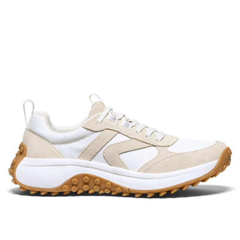 KEEN Women's KS86 Comfortable Durable Retro Style Sneakers, Birch/Star White, 7 - Image 2