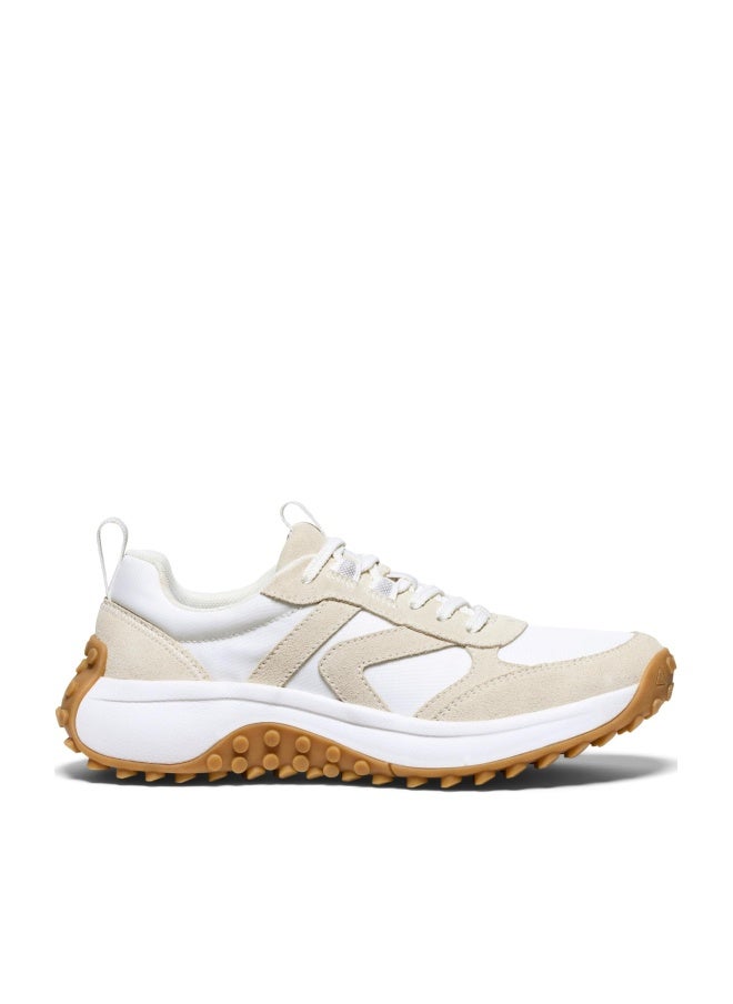 KEEN Women's KS86 Comfortable Durable Retro Style Sneakers, Birch/Star White, 7 - Image 1