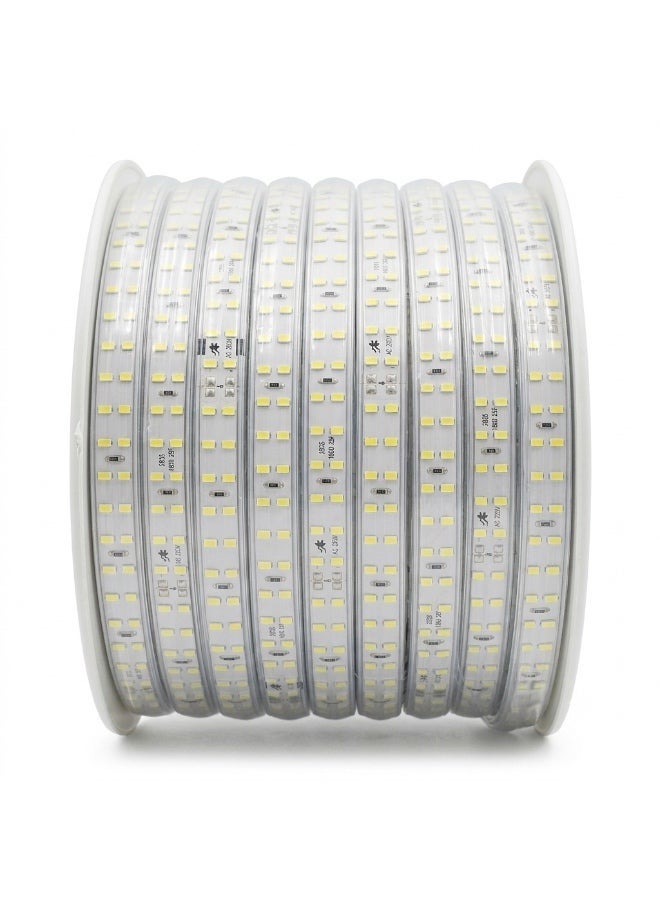 NOVEX 50M SMD LED Rope Light 10000K Cool White | 180 LEDs/M High Brightness LED Strip | IP65 Waterproof Outdoor & Indoor Decorative Lighting | Flexible LED Rope Light | NSMDRL-102-10K - Image 2