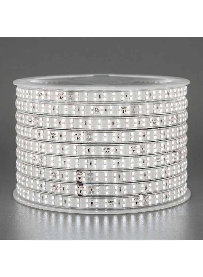 NOVEX 50M SMD LED Rope Light 10000K Cool White | 180 LEDs/M High Brightness LED Strip | IP65 Waterproof Outdoor & Indoor Decorative Lighting | Flexible LED Rope Light | NSMDRL-102-10K - Image 1